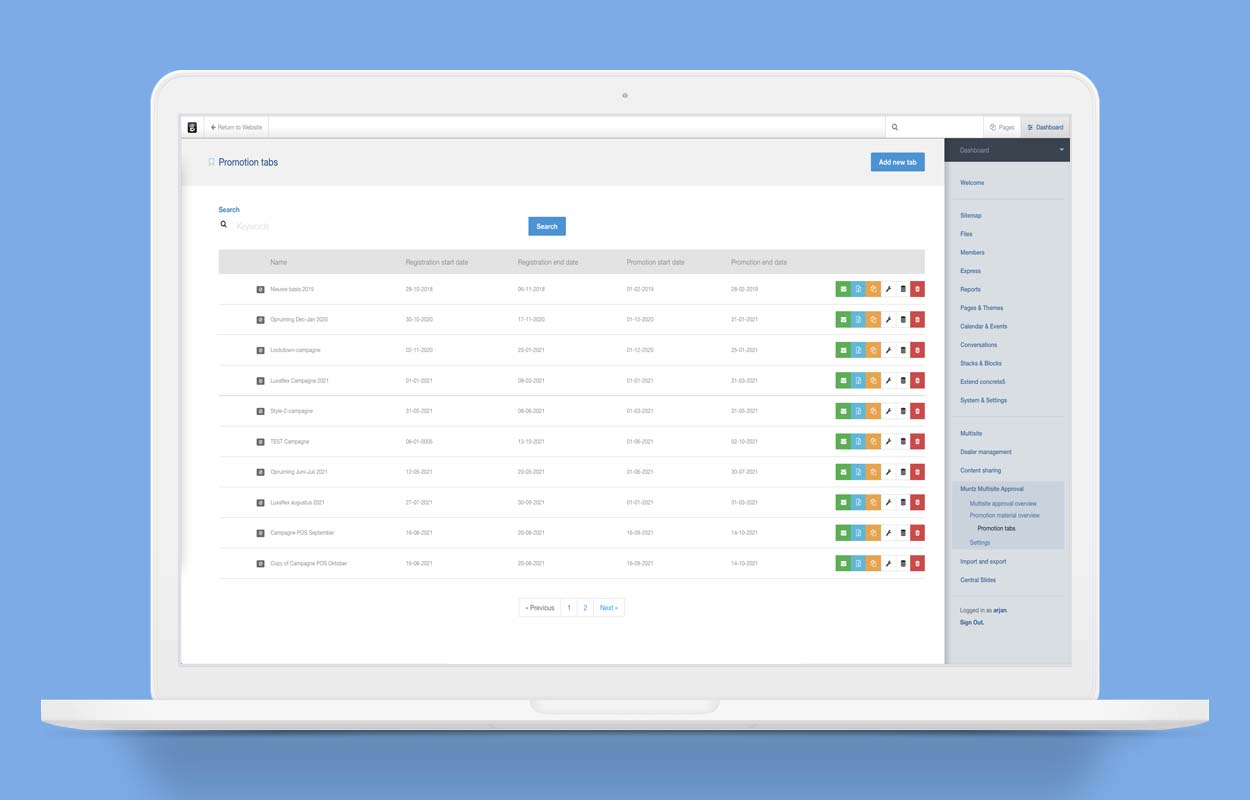 POS Toevoegen Cockpit
