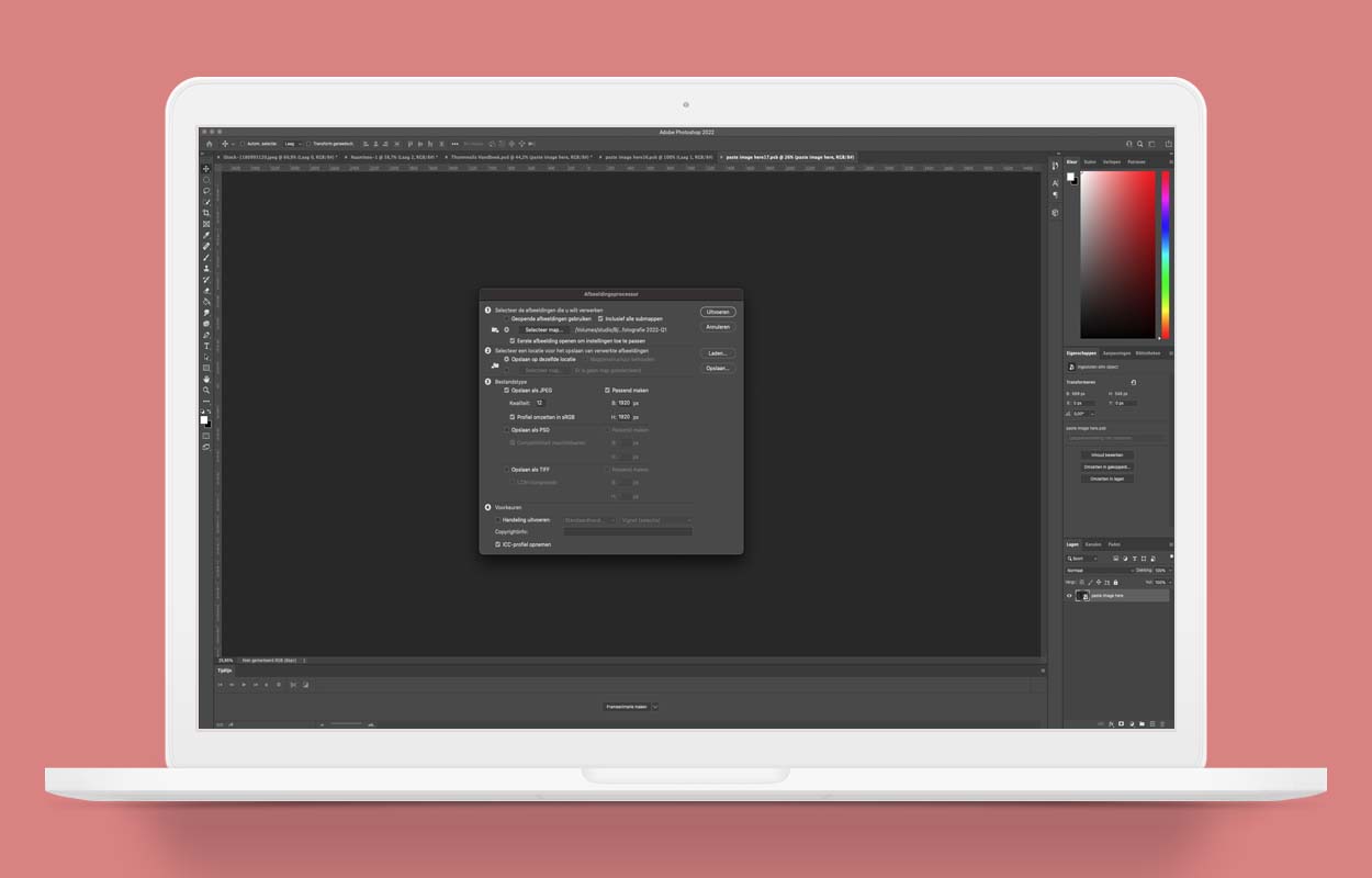 Photoshop Afbeeldingsprocessor